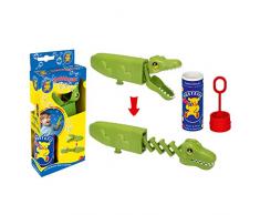 Pustefix Bubblegator I 70ml Seifenblasenwasser I Bubbles Made in Germany I Aligator Seifenblasen Spielzeug für Kindergeburtstag, Sommerfest, Hochzeit & als Gastgeschenk I Spaß für Kinder & Erwachsene
