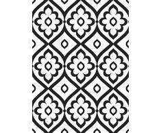 Darice 30032607 Prägeschablone, Prägefolder Marokkanische Fliesen, plastik, durchsichtig, A6