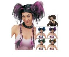 WIDMANN Wasabi in Polybag Perücke für Haarschmuck Fasching