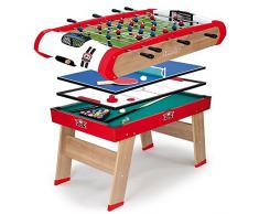 Smoby 640001 - Multifunktions Tischfußball Powerplay 4-in-1
