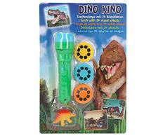 Depesche 5950 Taschenlampe Dino World, mit 24 Bildeffekten, Sortiert, Mehrfarbig