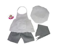 Baue Dein Bears Kleiderschrank 15 Zoll Kleider passen Bj Bär Chef Outfit