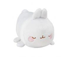 Molang - Super Hero Plüschtier schlafend | Kuscheltier - Hase zum Spielen, Sammeln und Einschlafen | Plüschtier – ideal als Geschenk für Kinder ab 3 Jahre | Stapelspielzeug | Kinderspielzeug ca. 8cm | Stofftier L66044