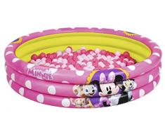 MINNIE 3-Ring Ball Pit Play Pool , Planschbecken mit 75 Bällen