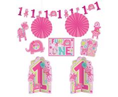 Amscan 240532 - Party Deko Set, One Wild Girl, 10 teilig