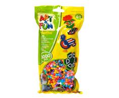 Simba 106374413 Art and Fun 3.000 Bügelperlen im Beutel