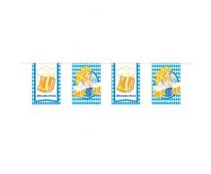 Folat: Oktoberfest Bierkrug Wimpelkette - 10 Meter