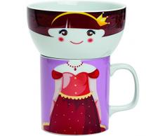 Suki Gifts 19180 Hungry Hero Prinzessin Tasse und Müslischale