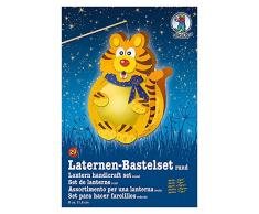 Ursus 18700029 - Laternen Bastelset Tiger, ca. 21,8 x 31 x 10,3 cm