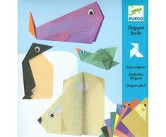 Djeco DJ08777 Kreativ Set Origami Polar Animals mit 16 Papierbögen, Multicolour