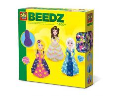 SES Creative 6268 Bügelperlen Beedz – Bügelperlenset Prinzessinnen, Glitzer