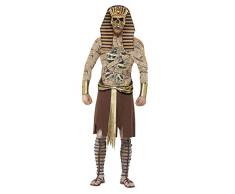 Smiffys, Herren Zombie-Pharao Kostüm, Überwurf, Armmanschetten und Kopfteil, Größe: M, 40097