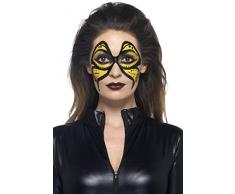 Smiffys 46239 - Flüssiger Latex Topf und Schwamm, 59 ml, neon gelb