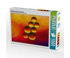 CALVENDO Puzzle Farbrausch mit Öl und Wasser 01 1000 Teile Lege-Größe 64 x 48 cm Foto-Puzzle Bild von Veronika Rix