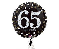 amscan 3213301 65. Geburtstag Folie Luftballons