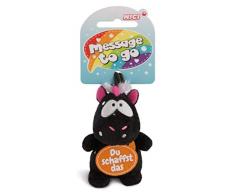 Nici 42734 Anhänger Einhorn Carbon Flash Du schaffst das, 8 cm, schwarz