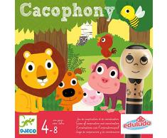 DJECO Action-Spiele und Spiegelungen Lernspiele DJECOSpiel Cacophony, Mehrfarbig (15)