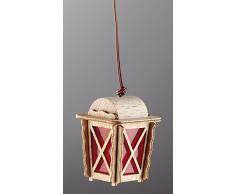 Kahlert Licht 20664 - Minipuppenzubehör - Holzlaterne, Höhe 35 mm