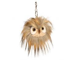 Cuddle Toys 1032 Owl POM CLIP Eule braun Kuscheltier Plüschtier Stofftier Plüsch Spielzeug Keychain Schlüsselanhänger Taschenanhänger