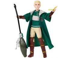 Mattel GDJ71 Harry Potter und Die Kammer des Schreckens Draco Malfoy Quidditch Puppe, Spielzeug ab 6 Jahren