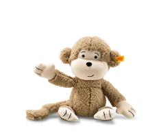 Steiff AFFE Brownie - 30 cm - Plüschaffe mit Langen Armen - Soft Cuddly Friends - Kuscheltier für Kinder - beweglich & waschbar - braun (060304)