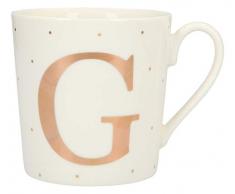 Depesche 5909.032 Tasse mit Henkel, aus Porzellan, 300 ml, mit Aufschrift, G, Mehrfarbig