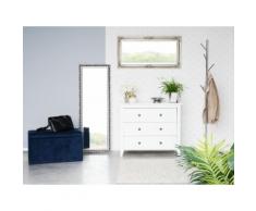 Wandspiegel antik silbern 50 x 140 cm BELLAC