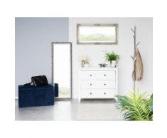 Wandspiegel silbern 50 x 100 cm GARDES