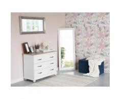 Wandspiegel weiss 60 x 150 cm VARS