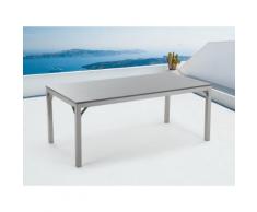 Gartentisch Granit grau poliert 180 x 90 cm TORINO