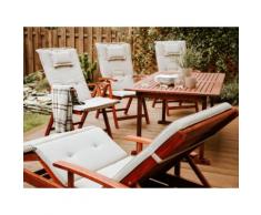 Auflage für Gartenstuhl TOSCANA beige