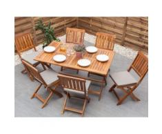 Gartentisch Holz 140 x 75 cm CENTO