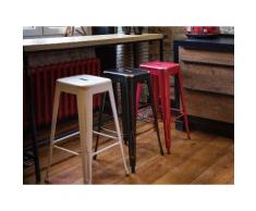 Hocker rot/gold Höhe 60 cm CABRILLO