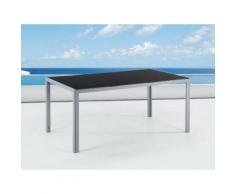 Gartentisch Glas schwarz CATANIA