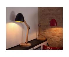 Tischlampe Rot - Tischleuchte - Nachttischlampe - Leselampe - Beleuchtung - ELIAS