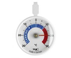 TFA Dostmann Analoges Kühlthermometer, klein, handlich, zur Kontrolle von Kühl- und Gefrierschrank