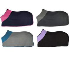 PFIFF 100983 Polarfleecedecke Fleecedecke Pferdedecke Abschwitzdecke, 125-165 cm