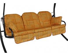 Angerer Deluxe Schaukelauflage 3-Sitzig Design Modena, terra, 180 x 50 x 56 cm, 1018/191