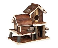 Pet Ting Natural Living Vogelhaus für Hamster, Maus, aus Holz