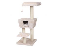 Europet Bernina 431422465 Katzenmöbel New Jersey, 48 x 48 x 114 cm, Creme