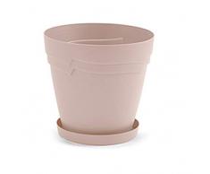 Whitefurze Boston Übertopf, Plastik, Blush, 28cm Round Boston Planter