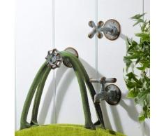 Veranda Vintage Garden Wasserhahn Eisen Wand Haken Set 3 von Tutti Decor