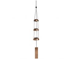 Woodstock Windspiel Temple Bells, Rot, 62,2 cm