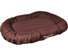 Flamingo 5258210 Kissen Dreambay Oval Braun 80x60x14cm