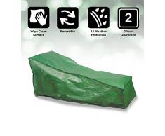 Bosmere P365 Protector Plus Sonnenliege, wendbar, Grün/Schwarz