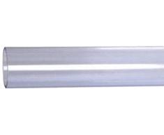 Aquaforte Klarer PVC Schlauch, Ø 4 x 6 mm (Innenwand x Außenwand), geeignet für Wasser und Luft, 100 m Rolle, Typ Kristall, transparent