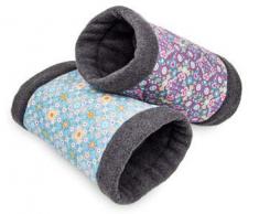 Bunny Fleecy Tunner Kissen Nagetiere, Pink