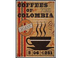 Schatzmix Coffees of Colombia Speciality Coffees Metal Sign deko Sign Garten Blech