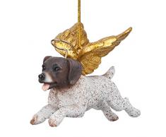 Christbaumschmuck - Ehren Der Pooch Pointer Feiertags-Engels-Hundeornamente
