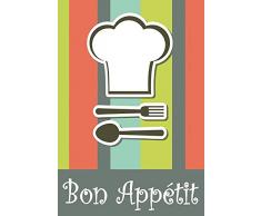 Schatzmix Bon Appetit Restaurant Cafe Metal Sign deko Sign Garten Blech